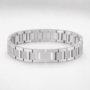Hot Selling Crocodile Pattern Stainless Steel Hip Hop Style Silver/Gold Plated Customizable Logo <b>Engraving</b> Unisex Anniversary - Product Image 5