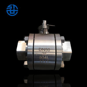 Vanne à bille en acier forgé intégral de norme américaine A105 au gaz naturel, DN100, pour l'industrie chimique, avec bride - Product Image 5