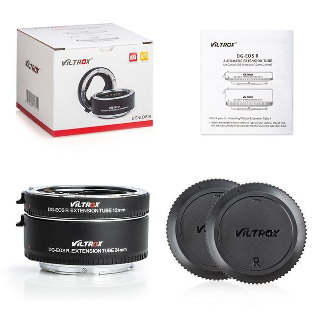 Viltrox DG-EOS R Auto Focus Macro Extension Tube Lens Adapter for Canon EOS R RP Camera
