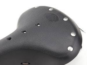 Gyes Retro sillín de piel de vaca asiento de resorte de bicicleta para bicicleta de carretera MTB Vintage hecho a mano cuero de vaca - Product Image 2