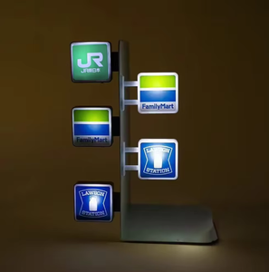 定制创意发光磁性冰箱贴纸小发光二极管灯箱广告牌促销玩具 - Product Image 1