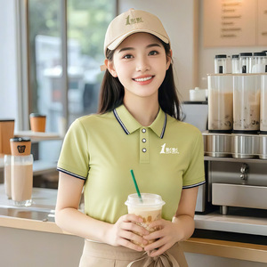 เสื้อโปโลแขนสั้น ยูนิเซ็กส์ ระบายอากาศได้ดี เหมาะสำหรับใส่ทำงาน รับสกรีนโลโก้ - Product Image 3