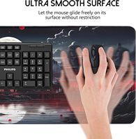 Tapis de souris de jeu XXL sur le thème de l'anime japonais, sublimation, grand clavier 90*40cm, base en caoutchouc antidérapante, surface lisse résistante aux rayures