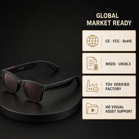 Lunettes Intelligentes Sans Fil Audio, Lunettes Meta avec Caméra, Prise de Vidéo, Chat Multilingue, Appel Mains Libres, Lecture Musicale