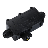Boîtier de jonction étanche Greenway M686-3B 3 voies IP68 Connecteur PC Certifié ETL CE UKCA CB RoHS pour éclairage extérieur et sécurité solaire