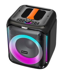 Sistema de Altavoces Inalámbricos para Exteriores con Potente Subwoofer y Luces LED RGB para Grandes Fiestas de <span class=keywords><strong>Karaoke</strong></span> - Product Image 2