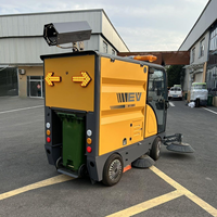 Nouvelle balayeuse électrique autoportée ConTour 48V, largeur de balayage 2500mm, pour usage agricole, nettoyage à eau froide haute pression, 300L, 21000/h