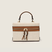 Mode boîte fourre-tout femmes sacs à main concepteur épais toile épaule sacs à bandoulière décontracté petits sacs à main fête pochette 2025 seau Sac