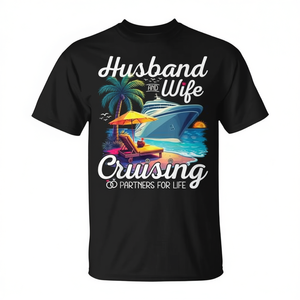 Camiseta para marido y mujer, Cruising Partners For Life - Product Image 2