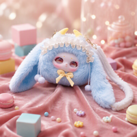Sac à main en peluche PVC authentique BB3 Frozen, style Lolita, mignon, en boîte mystère, collectionnable, sac bandoulière, échelle 1/72, original, best-seller