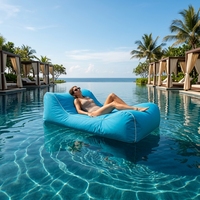 DARWIN Offre Spéciale Canapé-lit en tissu imperméable pour piscine intérieure/extérieure, design moderne, confort supérieur, garantie 3 ans