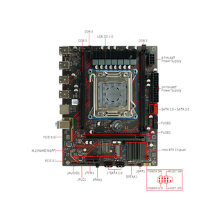 X79 VG5 Intel LGA2011 loạt Bộ vi xử lý X79 Chipset Máy tính để bàn Bo mạch chủ dual-channel DDR3 PC Mainboard m ATX Bo mạch chủ máy tính - Product Image 2