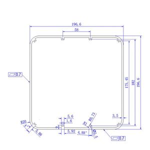 EBM Manufacture Extruded Aluminum Profile <b>Enclosure</b> Custom Motherboard Housing Powder Coated IP54 Metal Mini ITX Aluminum Case - Product Image 3