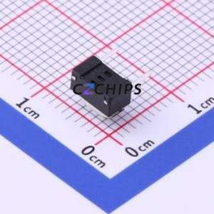 TC-1101DE-B-C Tactile Switch Through hole Component THT Switch Single Pole Single Throw Rectangle Button 1.6N Right Angle Insert - Product Image 2