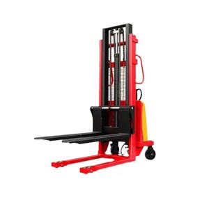 Montacargas Semiautomático Personalizado, Elevador Hidráulico con Horquillas Ajustables Semieléctricas, Capacidad de 2 Toneladas / Altura de 2.5 m - Product Image 1