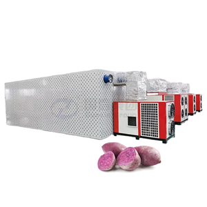 Machine de séchage intelligente à lots séquentiels la plus vendue pour la transformation des pommes de terre violettes, sécheuse de tranches de pommes de terre violettes - Product Image 1