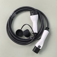 Câble d'extension de charge pour véhicules électriques CE Type 2 vers Type 2, 16A 3,5kW IP55, adaptateur EVSE en cuivre pur pour voitures électriques