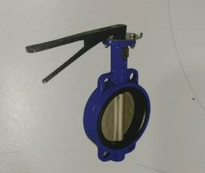 Válvula de Mariposa Manual de Alta Temperatura para Gas, Tamaño de Puerto de 4 Pulgadas - Product Image 1