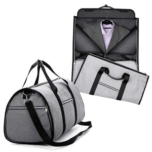 2024 2 in 1 Custom logo <b>Travel</b> Luggage <b>Travel</b> Gym Sports <b>Bag</b> <b>Foldable</b> Suit <b>Travel</b> Duffel <b>Bags</b> Convertible Garment <b>Bag</b> - Product Image 6