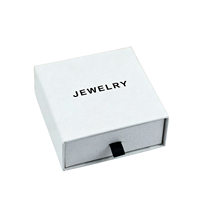 Caja de Regalo Personalizada de Alta Gama, Portátil, en Varios Colores, con Cajones, para Joyería, con Estampado de Logotipo en Lámina Dorada o Plateada, Papel Especial Texturizado