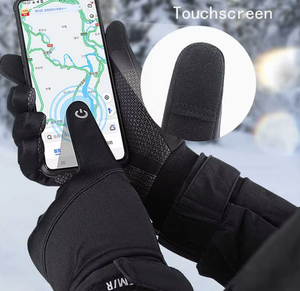 Germs and Bacteria Gants de cyclisme de course à pied avec écran tactile en gel de silicone imperméable réfléchissant personnalisé - Product Image 4