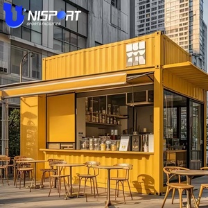 现代运输集装箱商店预制商业建筑移动餐厅办公室零售亭模块化集装箱商店设计 - Product Image 4