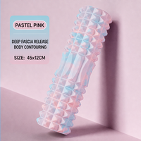 Rouleau de massage en mousse EVA haute densité pour libération myofasciale, colonne creuse pour le yoga, le Pilates et le fitness