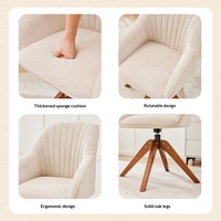 Canapé simple minimaliste moderne, fauteuil pivotant de loisirs pour petit appartement, salon/chambre/balcon, mobilier de maison