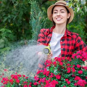 Tuyau d'arrosage de jardin extensible flexible en plastique double latex anti-corrosion, diamètre 3/4'', pression 0,2-1,6 Mpa, nouveau modèle - Product Image 5