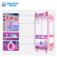 Machine de jeu d'arcade à grue d'intérieur MuchFun pour ours en peluche, à monnayeur, pour fêtes, en promotion