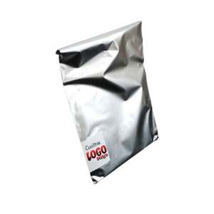 Custom Sticker LOGO Silver Shipping Mailer Aluminium Metallic Mailing Bag 6x9 10x13 - Product Image 5