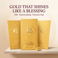 Enveloppes rouges personnalisées à livraison rapide - Échantillon en 3 jours et expédition en 7 jours, pochettes à monnaie du Nouvel An chinois en feuille d'or pur