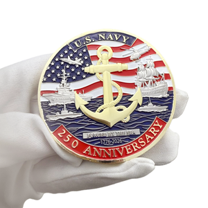 Moneta Commemorativa Personalizzata dell'Accademia Politica e Scientifica di <span class=keywords><strong>Napoli</strong></span>, Design 3D Dorato Bifacciale con Architettura e Angelo - Product Image 4