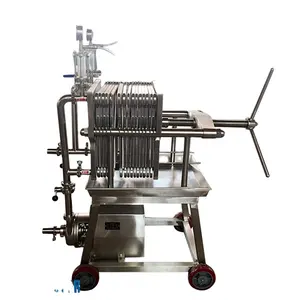 Food grade multi-layer stainless steel frame filter press for mustard oil filtration