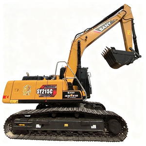 รถขุดไฮดรอลิกแบบตีนตะขาบ SANY SY215C เครื่องจักรก่อสร้างสำหรับงานหนัก งานขุดดิน งานเหมือง งานก่อสร้างถนน และโครงสร้างพื้นฐาน - Product Image 1