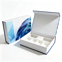 Boîtes d'emballage de parfum de luxe pour les marques de cosmétiques et de parfums, boîte cadeau rigide personnalisée avec logo, doublure en mousse EVA, couvercle magnétique