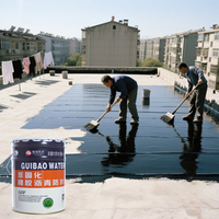 Système de revêtement imperméable en asphalte caoutchouté écologique de haute qualité NC personnalisé GBW, garantie 5 ans, entrepôt