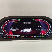 Kit Modifikasi Interior Mobil Layar Android 12.8" Panel Kontrol Iklim untuk BMW Seri 3 Seri 4 F30 F32 2013-2019