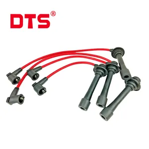 ignition wires set spark plug wires blue red black for Mazda Miata MX5 spark plug cable BPE818140