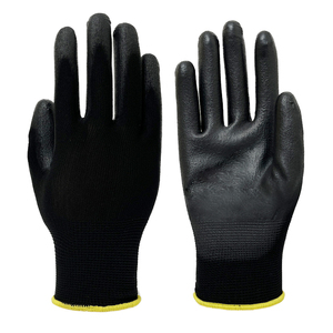 <span class=keywords><strong>PU</strong></span> kaplı dikişsiz örgü eldiven poliüretan kaplı pürüzsüz kavrama avuç içi ve parmakları iş güvenliği eldiveni - Product Image 4