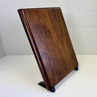 Plaques vierges en noyer de taille personnalisée, en bois massif, écologiques, polies, pour la gravure DIY, décoration intérieure
