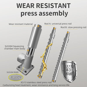Cold Press <b>Oil</b> <b>Machine</b> & <b>Oil</b> Extraction Equipment for Home/Small Business - Stainless Steel Automatic <b>Oil</b> Press <b>Machine</b> Peanut O - Product Image 1
