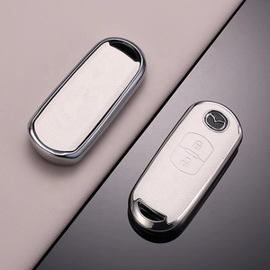 Элегантный сублимационный кожаный чехол для ключа автомобиля <span class=keywords><strong>Mazda</strong></span> Mazda3 6 Axela Atenza CX4 CX5 CX30 CX50 Автоаксессуары - Product Image 5