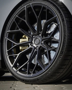 ล้ออัลลอยด์ฟอร์จแบบเว้าลึกสั่งทำพิเศษ ขนาด 17-24.5 นิ้ว สีดำหรูหรา 5x112 5x114.3 5x127 สำหรับรถยนต์ Mercedes C-class BMW ซีรีส์ 3 Lexus IS - Product Image 1