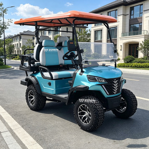 Carro de Golf Eléctrico de Alto Rendimiento, Vehículo Utilitario de 4 Ruedas, Carro de Golf con Batería de Plomo-Ácido para Uso en Villas, Comunidades, Parques y Turismo - Product Image 1