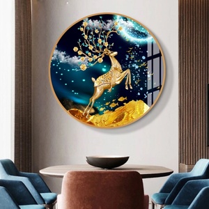 Peinture diamant 5D moderne, impression sur porcelaine, art mural en cristal pour chambre à coucher, décoration personnalisée, vente directe d'usine - Product Image 4