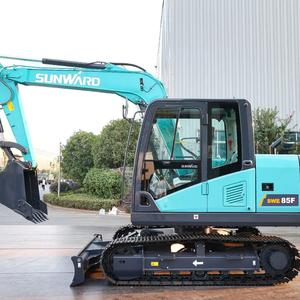 Nieuwe graafmachine <span class=keywords><strong>Sunward</strong></span> SWE85F boerengraafmachine voor huizenprojecten China minigraafmachine bouwmachines 8,5 ton YANMAR 0,37 m³ - Product Image 1