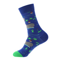 Baleine Vente en gros Chaussettes colorées pour animaux Motifs sur le thème Plantes Lion Singe Lait Vache Girafe Chat Éléphant Lapin Chaussettes