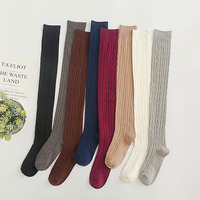 Garder au chaud en hiver Femmes Plus Size Thigh High Overknee Warm Over the Knee Socks