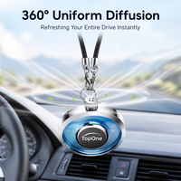 Diffuseur de parfum suspendu en alliage pour voiture de luxe, diffuseur d'huiles essentielles pour accessoires intérieurs de véhicules haut de gamme